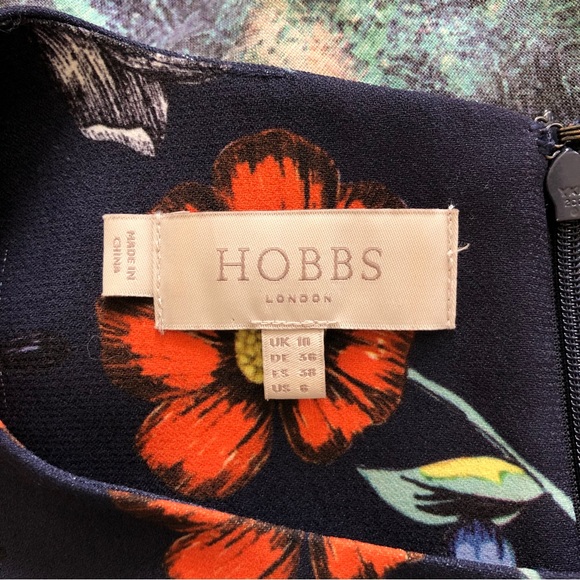 HOBBS London Floral Shift Dress 6 - Picture 7 of 7